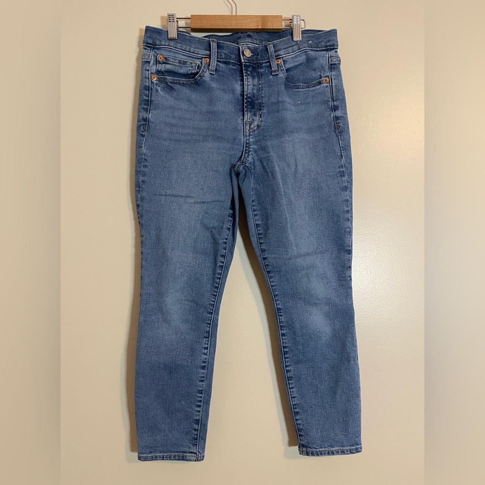 GAP Jeans Womens 10P Blue True Skinny Mid Rise Classic Normcore Denim